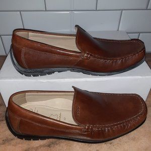 Ecco Slip-on Loafer Shoes - Brown Leather - Men's Size EU 42 (US 8-8.5)